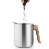 French press čajovar NORDIC KITCHEN 1 l, stříbrná, nerezová ocel, Eva Trio