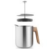 French press čajovar NORDIC KITCHEN 1 l, stříbrná, nerezová ocel, Eva Trio