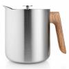 French press čajovar NORDIC KITCHEN 1 l, stříbrná, nerezová ocel, Eva Trio