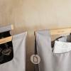 Taška na recyklovaný odpad 28 l, světle šedá, Eva Trio