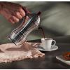 Moka kávovar PULCINA 150 ml, na indukci, červená rukojeť, Alessi