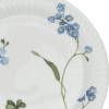 Dezertní talíř HAMMERSHOI SUMMER - FORGET ME NOT 22 cm, bílá, porcelán, Kähler