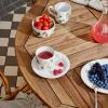 Servírovací mísa HAMMERSHOI SUMMER - SUMMER BERRIES 12 cm, bílá, porcelán, Kähler