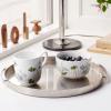 Servírovací mísa HAMMERSHOI SUMMER - FORGET ME NOT 12 cm, bílá, porcelán, Kähler