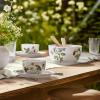 Servírovací mísa HAMMERSHOI SUMMER - SUMMER BERRIES 21 cm, bílá, porcelán, Kähler