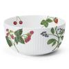 Servírovací mísa HAMMERSHOI SUMMER - SUMMER BERRIES 21 cm, bílá, porcelán, Kähler