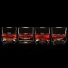 Sklenice na whisky THE AMERICAN PEAKS, sada 4 ks, sklo, Liiton
