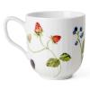 Hrnek HAMMERSHOI SUMMER - SUMMER BERRIES 330 ml, bílá, porcelán, Kähler