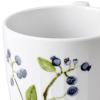 Hrnek HAMMERSHOI SUMMER - SUMMER BERRIES 330 ml, bílá, porcelán, Kähler
