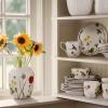 Hrnek HAMMERSHOI SUMMER - WILD FLOWERS 330 ml, bílá, porcelán, Kähler