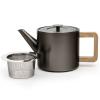 Čajová konvice s infuzérem DUET DESIGN NARVIK 1,1 l, matná metalická šedá, nerezová ocel, Bredemeije