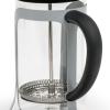 French press kávovar MOSHI 600 ml, šedá, sklo, Leopold Vienna