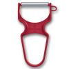 Škrabka na zeleninu RAPID 11 cm, rovné ostří, červená, plast, Victorinox
