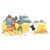 Karafa na vodu COOL-IT MOOMIN SKY 1,5 l, modrá, sklo, RIG-TIG