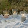Olejová lampa HYGGE 16 cm, bílá, kamenina / sklo, RIG-TIG