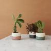 Květináč PLANT-IT 9 cm, mlhavě růžová, kamenina, RIG-TIG