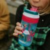 Láhev na vodu pro děti LAGOON 400 ml, blue flamingo, tritan, Kambukka