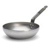 Wok MINERAL B 24 cm, s plochým dnem, uhlíková ocel, de Buyer
