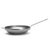 Wok MINERAL B 40 cm, s plochým dnem, uhlíková ocel, de Buyer
