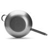 Wok MINERAL B 40 cm, s plochým dnem, uhlíková ocel, de Buyer
