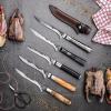 Kožené pouzdro na nůž 15 cm, pro vykosťovací nůž, Forged