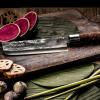 Japonský nůž VG10 17 cm, hnědá, Forged