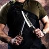 Kuchařský nůž VG10 20 cm, hnědá, Forged