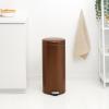 Pedálový odpadkový koš NEWICON 30 l, teple bronzová, ocel, Brabantia