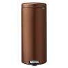 Pedálový odpadkový koš NEWICON 30 l, teple bronzová, ocel, Brabantia