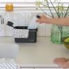 Dřezový organizér SINKSIDE 22 cm, tmavě šedá, plast, Brabantia