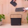 Dřezový organizér SINKSIDE 22 cm, tmavě šedá, plast, Brabantia