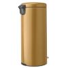 Pedálový odpadkový koš NEWICON 30 l, teple zlatá, ocel, Brabantia