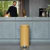 Pedálový odpadkový koš NEWICON 30 l, teple zlatá, ocel, Brabantia