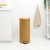 Pedálový odpadkový koš NEWICON 30 l, teple zlatá, ocel, Brabantia