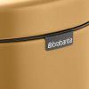 Pedálový odpadkový koš NEWICON 30 l, teple zlatá, ocel, Brabantia
