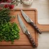 Nůž na zeleninu NORDIC KITCHEN 13 cm, hnědá, Eva Trio