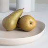 Servírovací talíř CURVE 35 cm, písková, kamenina, LIND DNA