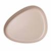 Servírovací talíř CURVE 35 cm, písková, kamenina, LIND DNA