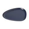 Snídaňový talíř CURVE 22 cm, námořnická modrá, kamenina, LIND DNA