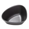 Servírovací mísa CURVE 22 cm, černá, kamenina, LIND DNA