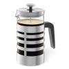 French press kávovar SEGOS 1 l, stříbrná, nerezová ocel / sklo, Zack