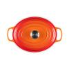 Kastrol SIGNATURE 29 cm, 4,7 l, oválný, FLAME, litina, Le Creuset
