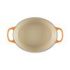Kastrol SIGNATURE 29 cm, 4,7 l, oválný, FLAME, litina, Le Creuset