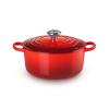 Kastrol SIGNATURE 24 cm, 4,2 l, CERISE, litina, Le Creuset