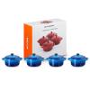 Zapékací mísa 10 cm, 250 ml, sada 4 ks, AZURE, kamenina, Le Creuset