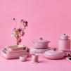 Zapékací mísa HERITAGE 19 cm, 1,1 l, SHELL PINK, kamenina, Le Creuset
