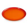 Jídelní talíř COUPE 27 cm, FLAME, kamenina, Le Creuset