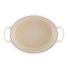 Kastrol SIGNATURE 31 cm, 6,3 l, oválný, MERINGUE, litina, Le Creuset