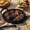 Venkovní pánev na pizzu BBQ 35 cm, černá, litina, Le Creuset