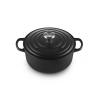 Kastrol SIGNATURE 20 cm, 2,4 l, SATIN BLACK, litina, Le Creuset